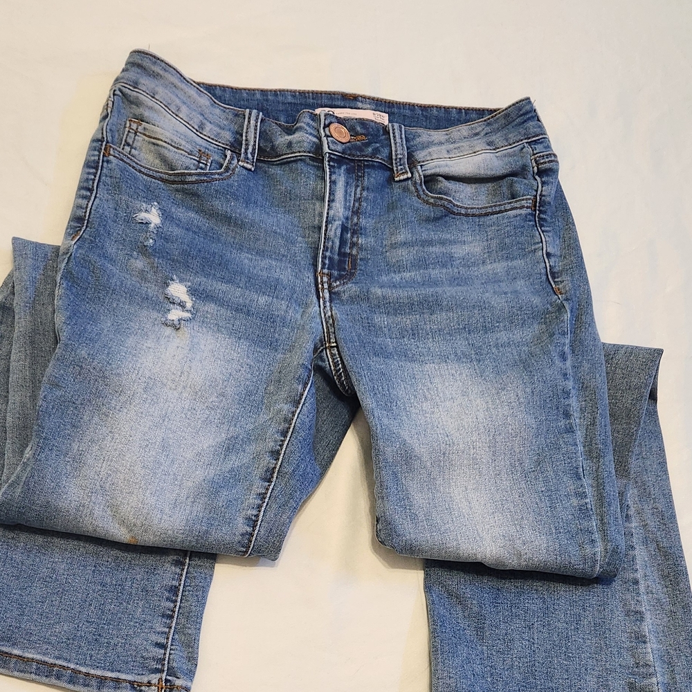 SO Women's Blue Boot Cut Jeans